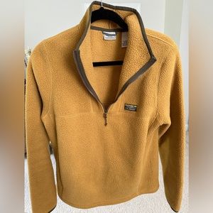 LL Bean quarter zip fleece pullover